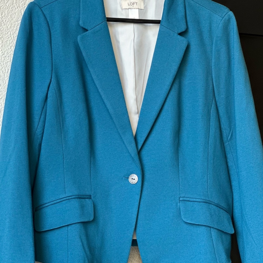 Ann Taylor LOFT - Blue Jacket - SZ 8
